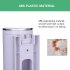 400ml Large Capacity Pressing Abs Plastic Wall Mount Liquid Hand Soap Dispenser white