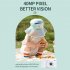 40MP Kids Digital Camera Video Recorder 1080P IPS 2 4 Inch Screen Christmas Birthday Gifts For Boys Girls Age 3 12 Silver with stand