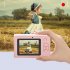 40MP Kids Digital Camera Video Recorder 1080P IPS 2 4 Inch Screen Christmas Birthday Gifts For Boys Girls Age 3 12 Silver with stand