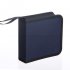 40Pcs CD DVD Discs Oxford Handbags High capacity Storage Bag Package with Zipper Closure black 40 tablets