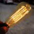 40W E27 220 240V Edison Light Bulb  Retro Yellow Light W filament Bulb Coffee House Decor Industrial Style Lamp