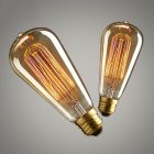 40W E27 220 240V Edison Light Bulb  Retro Yellow Light W filament Bulb Coffee House Decor Industrial Style Lamp