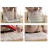 40X40CM Washable Faux Sheepskin Chair Cover Warm Hairy Wool Carpet Seat Pad Fluffy Area Rug  Pink