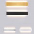 40cm 85 265v 14w Rectangle LED Wall Lamp Ultra Thin Remote Control Bedroom Bedside Light Elegant Black