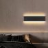 40cm 85 265v 14w Rectangle LED Wall Lamp Ultra Thin Remote Control Bedroom Bedside Light Elegant Black