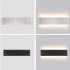40cm 85 265v 14w Rectangle LED Wall Lamp Ultra Thin Remote Control Bedroom Bedside Light Elegant Black