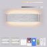 40cm 85 265v 14w Rectangle LED Wall Lamp Ultra Thin Remote Control Bedroom Bedside Light Elegant Black