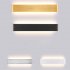 40cm 85 265v 14w Rectangle LED Wall Lamp Ultra Thin Remote Control Bedroom Bedside Light Brushed Gold
