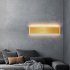 40cm 85 265v 14w Rectangle LED Wall Lamp Ultra Thin Remote Control Bedroom Bedside Light Brushed Black