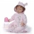 40cm Realistic Soft Body Baby Doll Toy Simulation Nipple Simulation Feeding Bottle No Bottle Pink