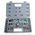 40pcs Tap Die Set Hand Thread Plug Taps Handle Alloy Steel Inch Threading Tool with Case 40 pieces   set of tools