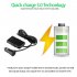 40w 8a Qc3 0 Fast Car Charger 1 To 4 Front Rear Seat Quick Charging Adapter 4 Usb Multi port Charge With Cable White
