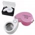 40x 25mm Handheld Folding Jewelry Loupe with Double Led Light for Antique Collection Craft Appreciation pink