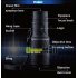 40x60 Hd Monocular Telescope Night Vision Monocular Portable High Power Telescope black