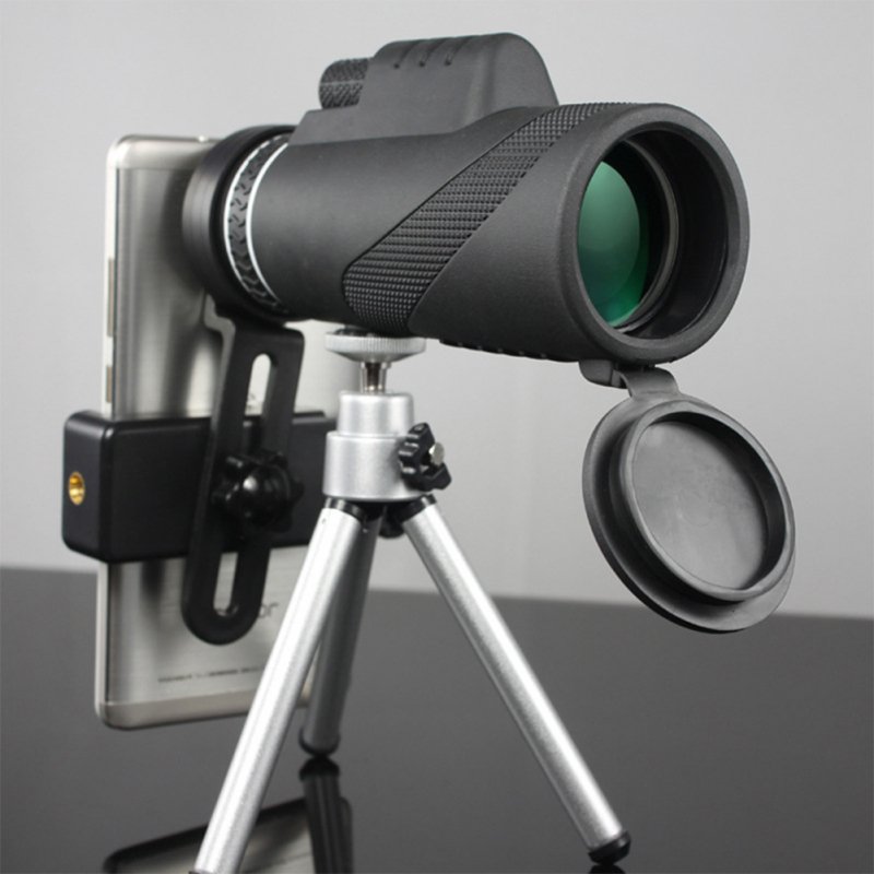 40x60 Monocular Telescope Ultra-high Transmittance Portable Telescope MF40x60 (with bracket spring clip)