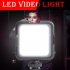 42 LED Rechargeable 6000k Video Light 5 5W Camera Photography Light Fill Lamp Studio Photo Accessories black