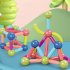 42pcs Magnetic Constructor Building Blocks Set Diy Magnet Stick Rod Educational Toys For Children Gift as shown