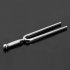 440Hz A Tone Stainless Steel Tuning Fork Violin Guitar Piano Tuner  Silver  transparent pp hanging bag packaging 