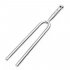 440Hz A Tone Stainless Steel Tuning Fork Violin Guitar Piano Tuner  Silver  transparent pp hanging bag packaging 