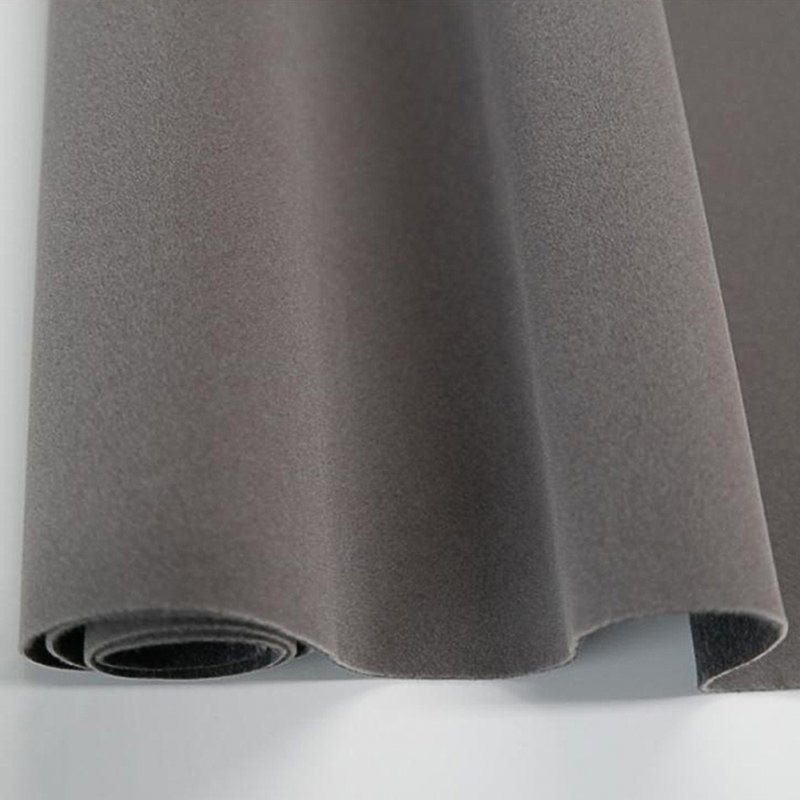 Wholesale 45 * 200cm Self-adhesive Velvet Flock Liner Jewelry Contact Paper  Craft Fabric Peel Stick Dark gray From China