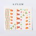 45 Pcs set Christmas Water Transfer Nail Sticker Decals Manicure DIY Nail Art Stickers