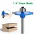 45  Steel Ball T Type Woodworking Milling  Cutter Long Service Life Router Bit