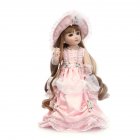 45 cm Dolls Ball Jointed Doll DIY Toys with Clothes Outfit Makeup Best Gift for Girls Brown eyes