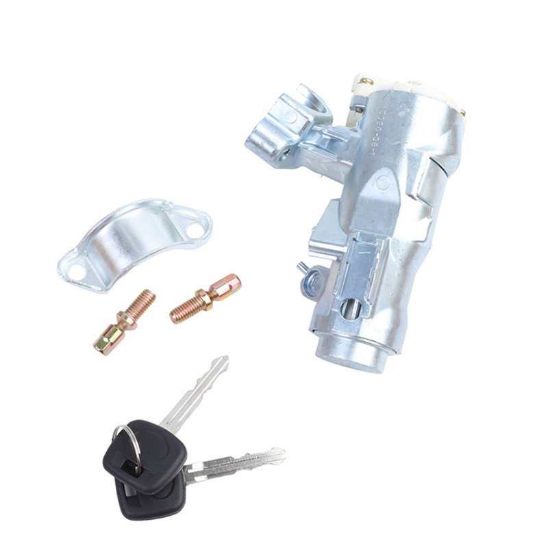 45020-12-11 Ignition Lock Cylinder Assembly with Bolts Bracket 2 Key Replacement