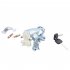 45020 12 11 Ignition Lock Cylinder Assembly with Bolts Bracket 2 Key Replacement Ignition Steering Switch Keys Silver