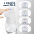 450ml Automatic Foaming Soap Dispenser Portable Touchless Pir Sensor Countertop Soap Dispensers For Kitchen Bathroom White