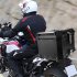 45L Motorcycle Top Box Waterproof Rear Top Case Helmet Luggage Storage Rear Tour Box with Security Lock Silver