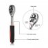 46 Pieces 1 4   Drive Socket Ratchet Wrench Bit Bits Included Sliding Bar Extension Bar 1 4 Quick Ratchet Handle Green