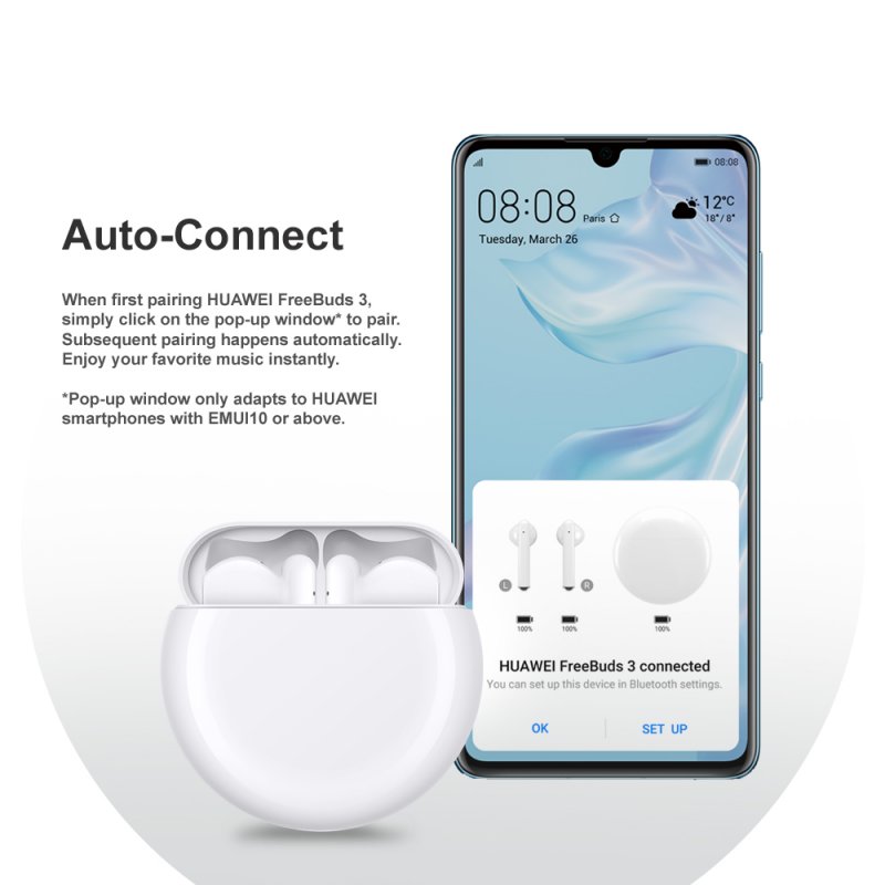 Original HUAWEI Freebuds 3 Wireless Headsets TWS Bluetooth Earphone Active noise reduction Bluetooth