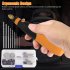 46PCS Cordless Rotary Tools 3 Speed USB Charging Battery Powered Rotary Tool Kit for Sanding Polishing