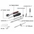46pcs 1 4 Inch Drive E Bit Torx Bit Socket Wrench Set Car Repairing Tool Kit With Solid Storage Box 46pcs sets