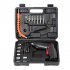 47 In 1 Cordless Electric Screwdriver Set With LED Lights 220RPM 3NM Torque USB Rechargeable Drill Driver Power Tool Bit Set 7108  47 piece plastic box 