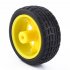 48 1 Plastic DC Drive Gear Motor wheel Tyre Tire For Smart Robot Car Wheel and DC Geared Motor Set Robot tire   DC geared motor