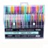 48 Colors Gel Pens Pastel Glitter Fluorescent Metallic Color Marker Pen School Students Stationery Office Supplies  6107 48 color 1 0mm