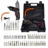 48 In 1 Cordless Electric Screwdriver Rechargeable Ergonomically Handle Drill Driver Power Tool Bit With Led Light As shown