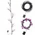 48 LEDs Halloween Rattan Lights With 24 LED Lights 8 Modes Waterproof Super Bright Led Fairy Lights For Indoor Outdoor Decoration purple bat vines