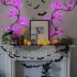 48 LEDs Halloween Rattan Lights With 24 LED Lights 8 Modes Waterproof Super Bright Led Fairy Lights For Indoor Outdoor Decoration purple bat vines