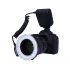 48 LEDs Macro LED Ring Flash Light for Nikon Canon Olympus DSLR Camera  black