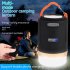 4800mah Portable Camping Lamp Rechargeable Remote Control Outdoor Waterproof Tent Light Flashlight Torch Black