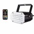 48LEDs 7Colors Strobe Light with Remote Sound Activated Super Bright Flashing Stage Light for DJ Party Show Club Disco
