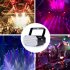 48LEDs 7Colors Strobe Light with Remote Sound Activated Super Bright Flashing Stage Light for DJ Party Show Club Disco