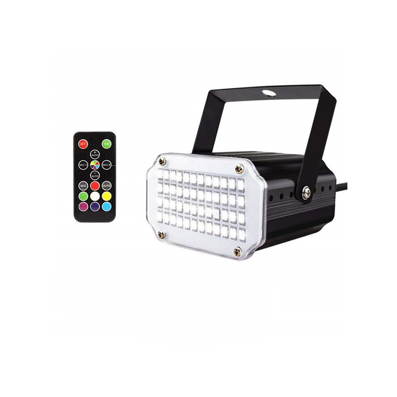 Color LED Sound Activated Disco Light