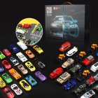 48pcs 1:64 Alloy Car Model Toys With Parking Scene Children Engineering Vehicle Model Ornaments For Boys Gifts TN-NX171A mixed model (48pcs)
