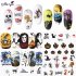 48pcs Halloween Christmas DIY Nail Wrap Stickers Nail Art Decorations Skull Transfer Decals Accessories Tip Manicure Tool  Halloween sticker