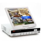 4CH DVR With 10 Inch Screen that boats H 264 video compression  D1 Resolution and a HDMI Port making this DVR a compact and diverse security tool 