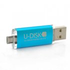 4GB USB Flash Drive with OTG Function is a great data transferring portable accessory that is ideal for any Galaxy Note  Motorola  or Nokia owner